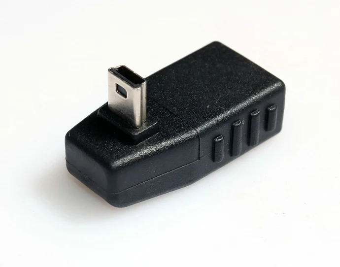 100 шт./лот DHL Бесплатная доставка 90 Градусов Вниз Anlgled USB гнездо мини штекер OTG