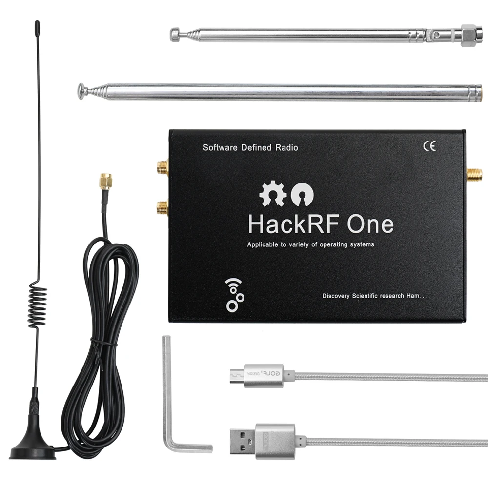 HackRF One программно определяемое радио RTL SDR 1 МГц до 6 ГГц 8 битная четырехугольник