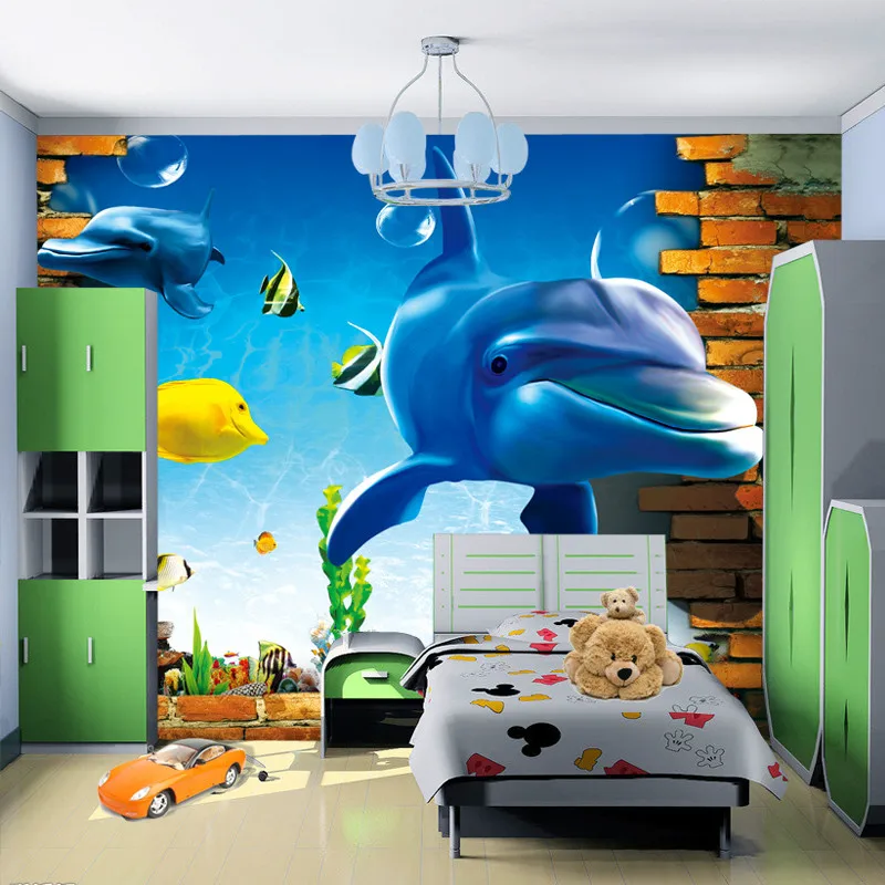 Росписи 3d трехмерная личность росписи КТВ обои детская для гостиной|wallpapers for living