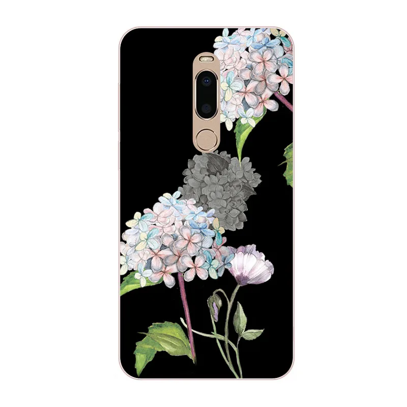 Чехол для meizu m6t мягкий чехол из ТПУ с рисунком цветов кремния защитный телефона |