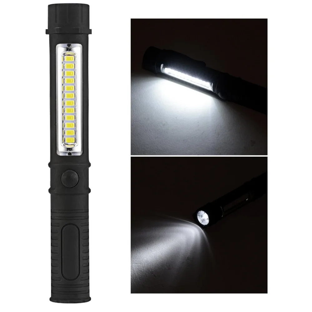 12 Светодиодный Водонепроницаемый Портативный мини ручка в форме ПВХ удара Torch Light