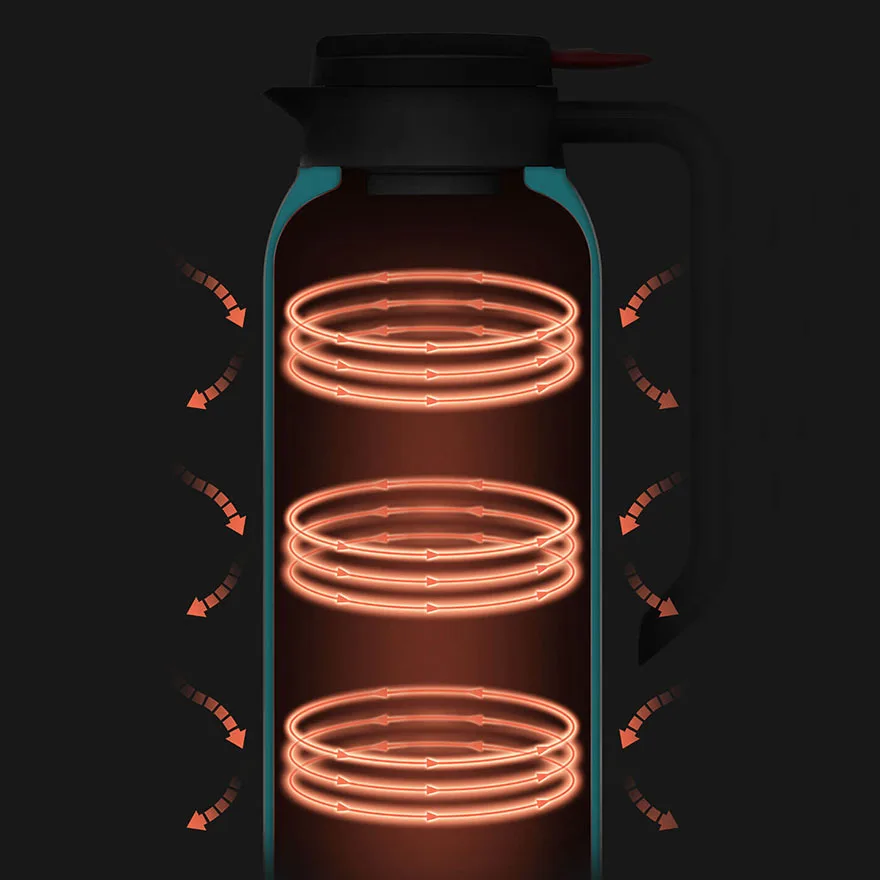 Xiaomi Mijia VIOMI 1.5L Kettle Thermos Cups Stainless Steel Vacuum 24 Hours Flask Water Smart Leakproof Single Hand Use Bottle