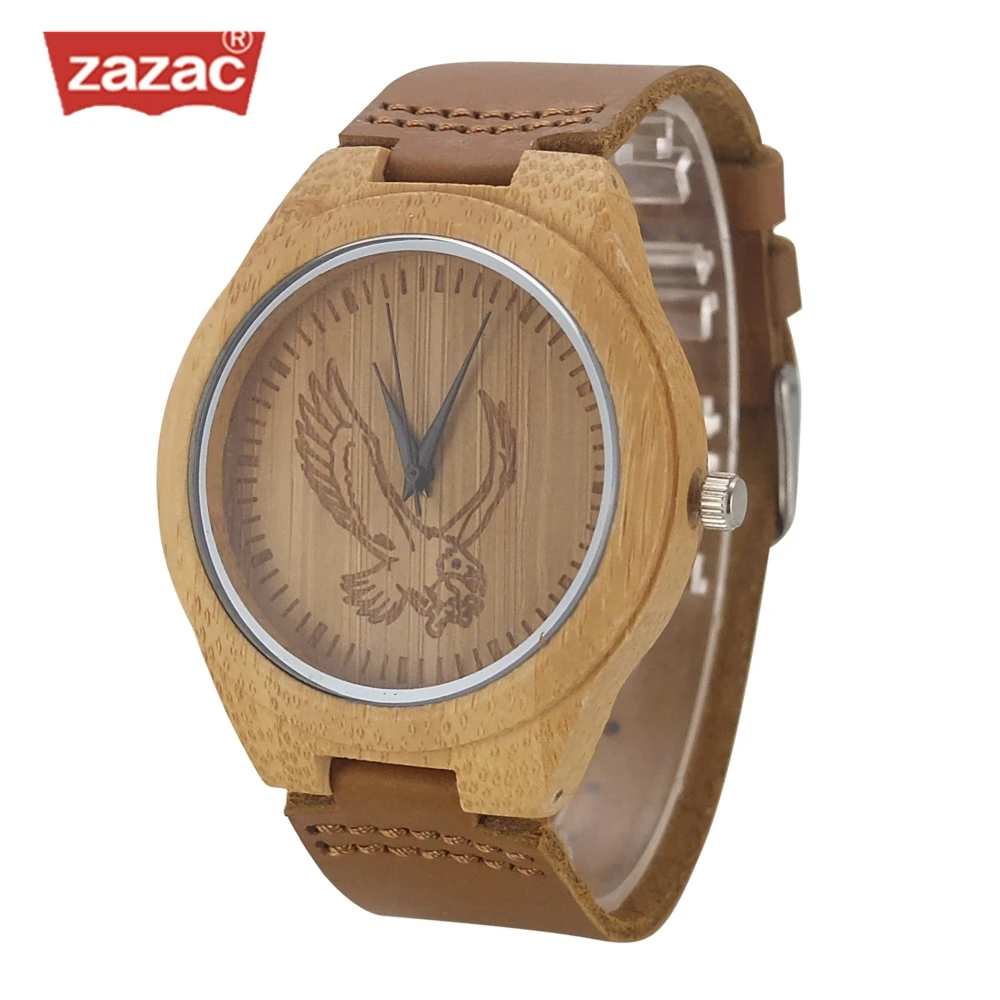 

Часы из бамбукового дерева, японские кварцевые часы с морским дизайном, деревянные наручные часы из натуральной кожи для мужчин и женщин, повседневные подарочные часы