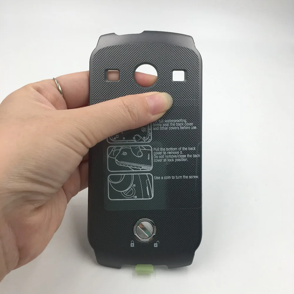 RTBESTOYZ для samsung S7710 Xcover 2 серый черный цвет задняя крышка батарейного отсека Корпус