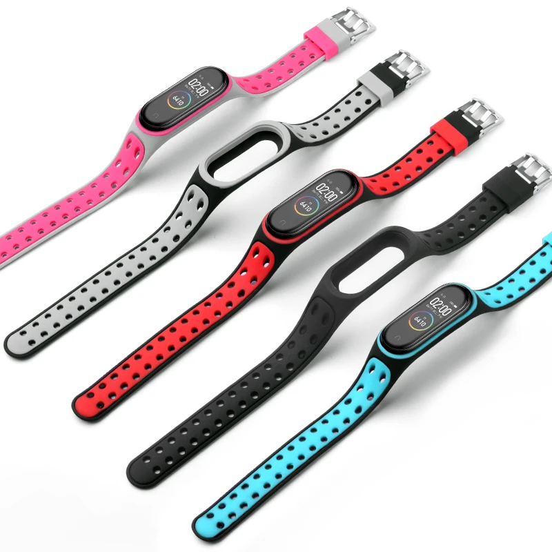 Мягкий браслет Для Xiaomi Mi Band 4 Ремень Силиконовый ремешок Для Mi Band 4/3 Аксессуары Miband 4 NFC Сменный ремешок