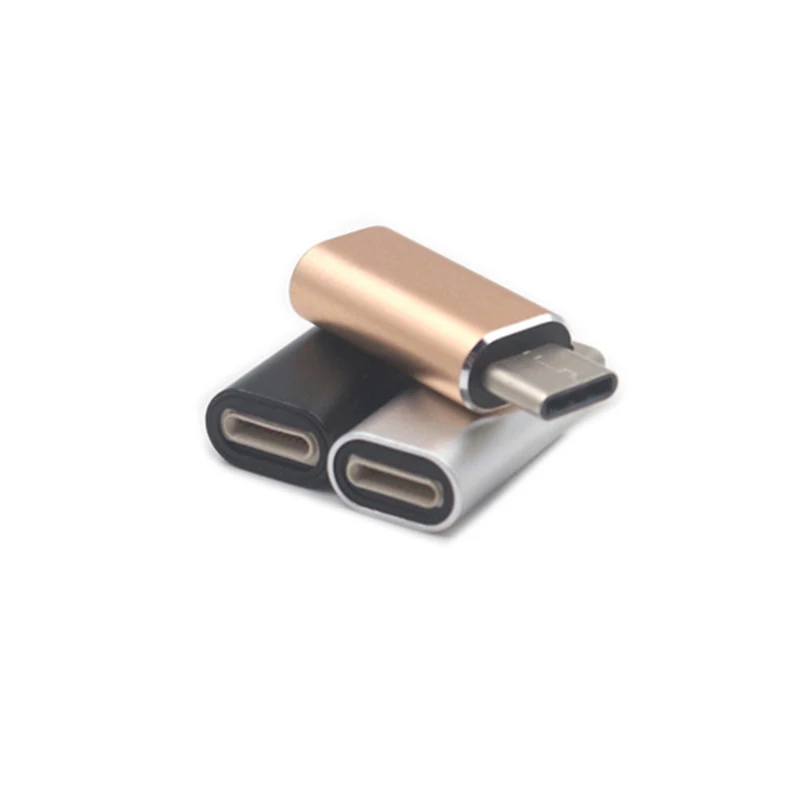 Адаптер для быстрой зарядки с разъемом Lightning и разъемом type-C USB-C и разъемом type-C из алюминиевого сплава