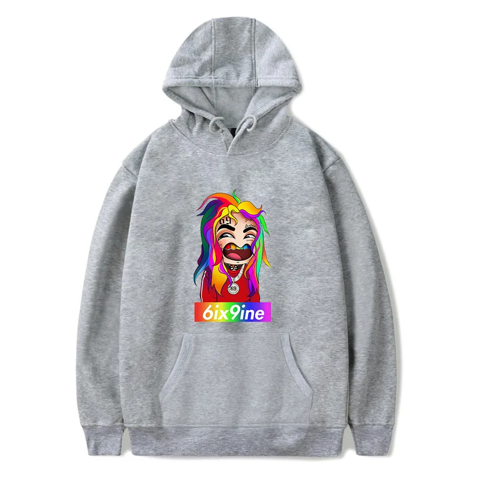 69 6ix9ine мультяшная толстовка мужская толстовка с капюшоном Рэпер Хип Хоп Уличная одежда свитшоты скейтборд Мужская/Женская забавная одежда