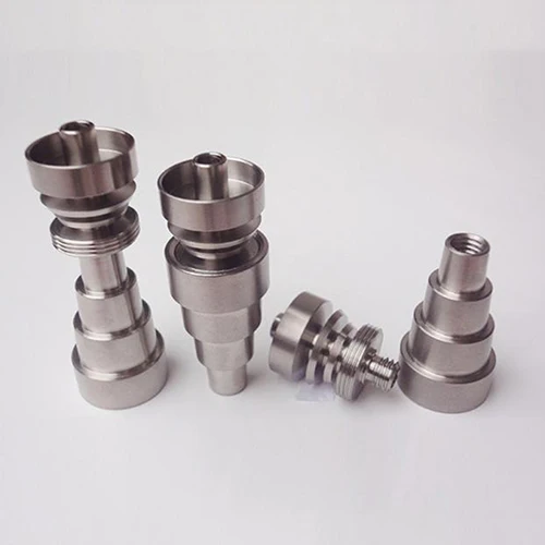 Universals 6 в 1 Domeless GR2 Титановый гвоздь мужской/женский соединение 10/14/18 мм|Трубки и