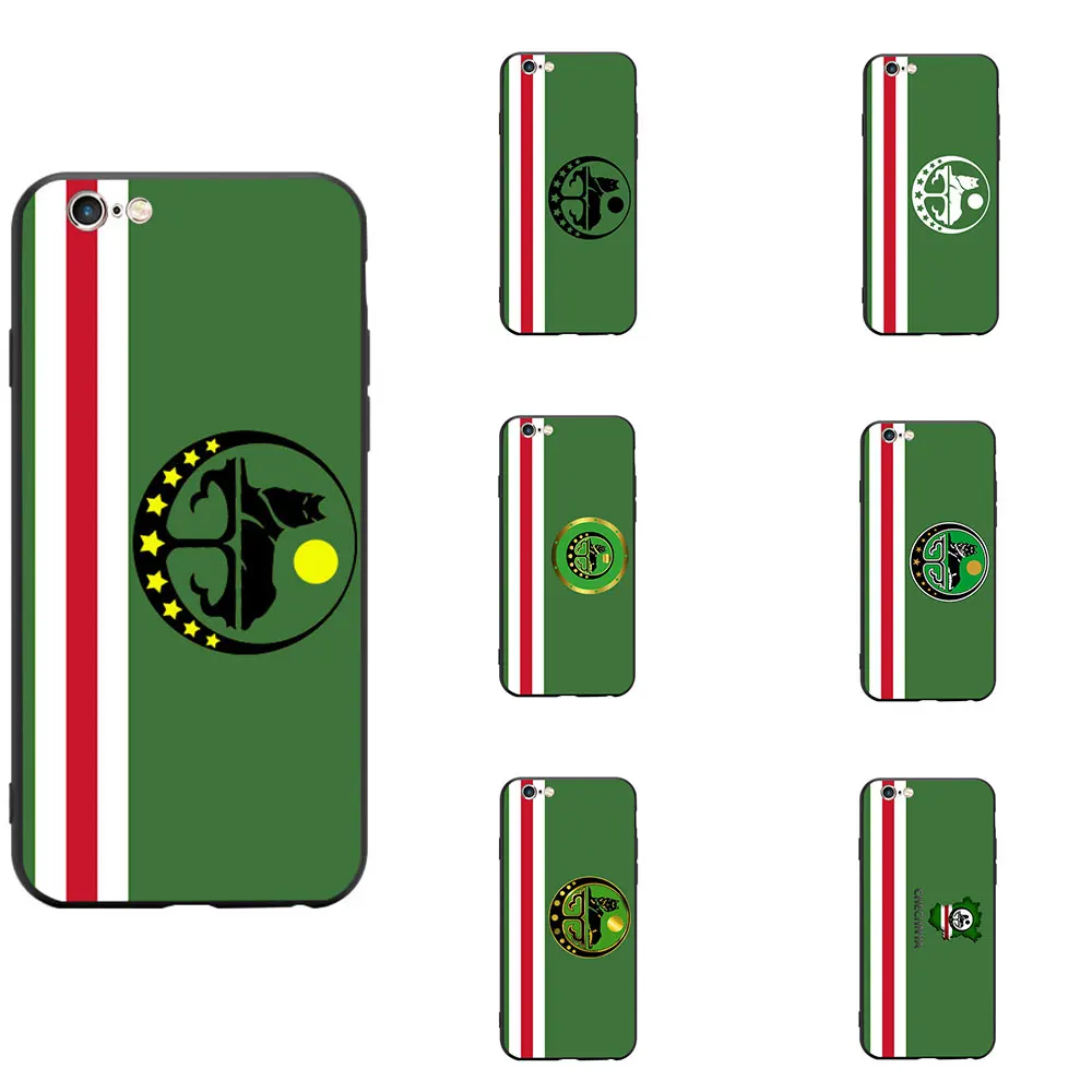 

Chechen Coat Of Arms With National Flag Theme TPU Phone Cases OPPO A39 A57 A59S A73 A75 F5 A77 F3 F9 A79 R9 S Plus R15 R17 Pro