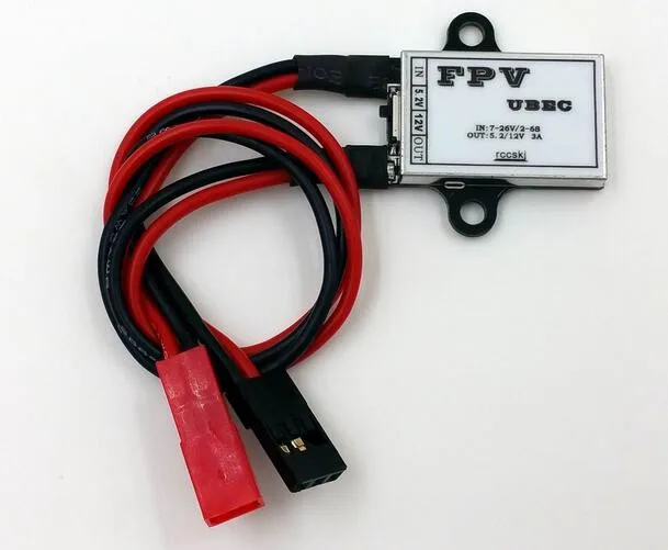 1 шт. FPV UBEC 5 2 в/12 В выход питания av передатчик для радиоуправляемого самолета