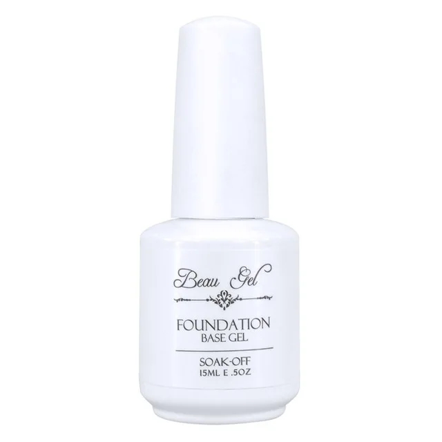 Base Coat Beau гель, 15 мл, эмаль, лак для ногтей, для наращивания ногтей, дизайн ногтей, лак, замачиваемый, УФ светодиодный, лампа, грунтовка, гель лак - Цвет: Base Coat