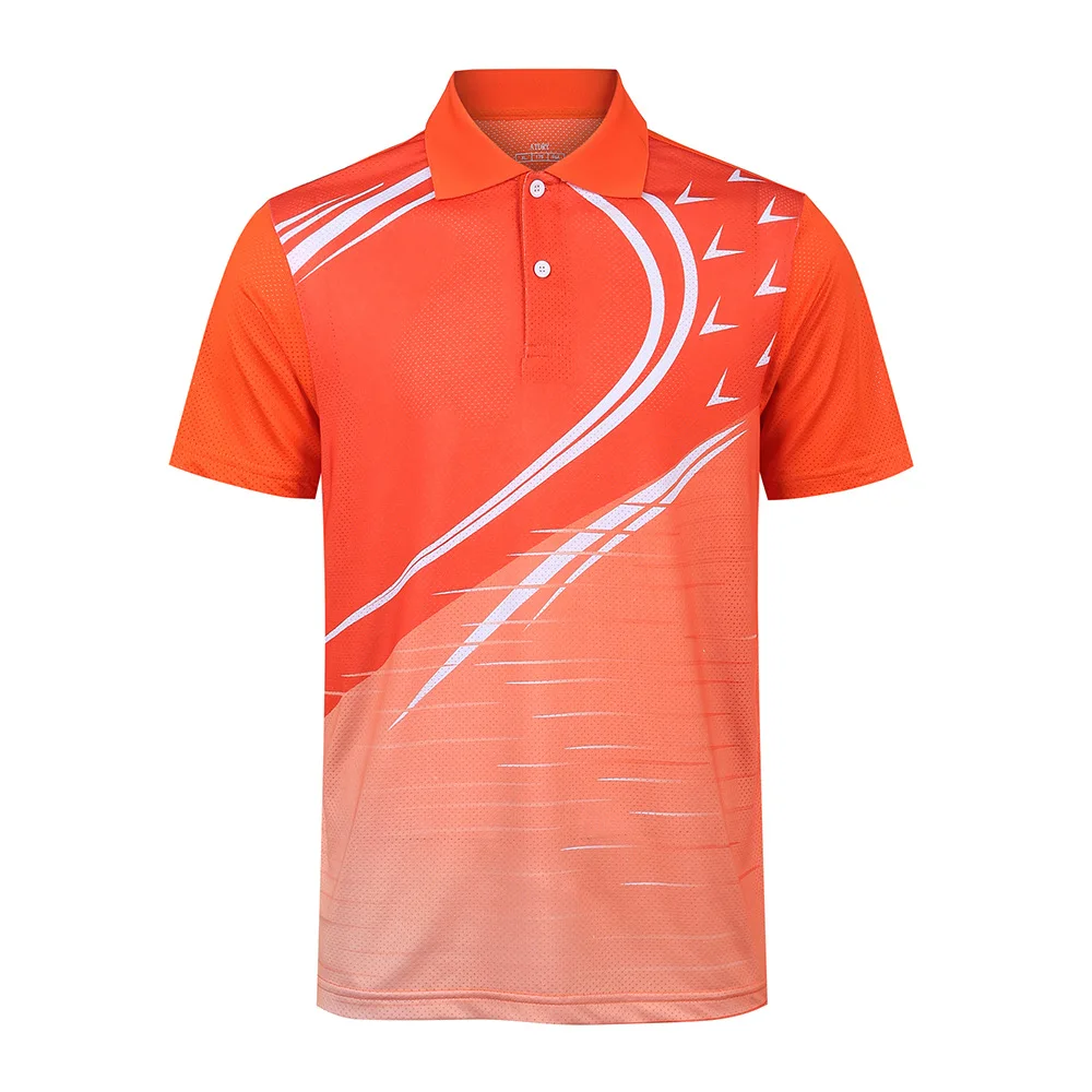 Man 1 shirt Рубашка для бадминтона на заказ для мужчин/женщин, рубашки для настольного тенниса, Спортивная футболка для бадминтона, одежда для тенниса, сухая рубашка 5059 - Цвет: Man 1 shirt