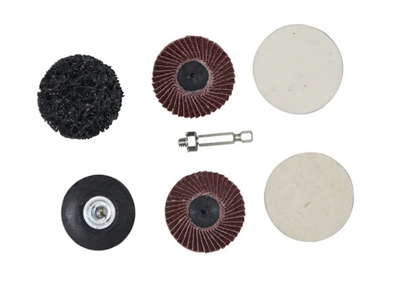 Новый 6 шт./компл. 2 &quot50 мм шестигранный самоблокирующийся полировальный диск для