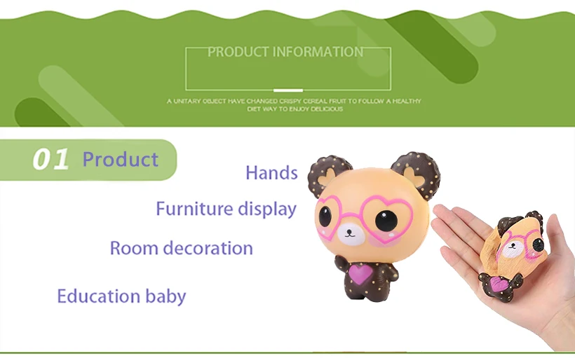 Jumbo Kawaii Медведь Животные Мягкий медленно поднимающийся симулятор сжимаемые игрушки новинка мягкий стресс облегчение Забавный для детей Рождественский подарок игрушка