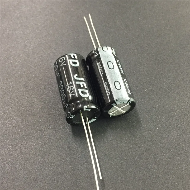 10 шт. 3300 мкФ 16 В в JFD CD288 13x25 мм 16V3300uF хорошее качество Алюминий электролитический