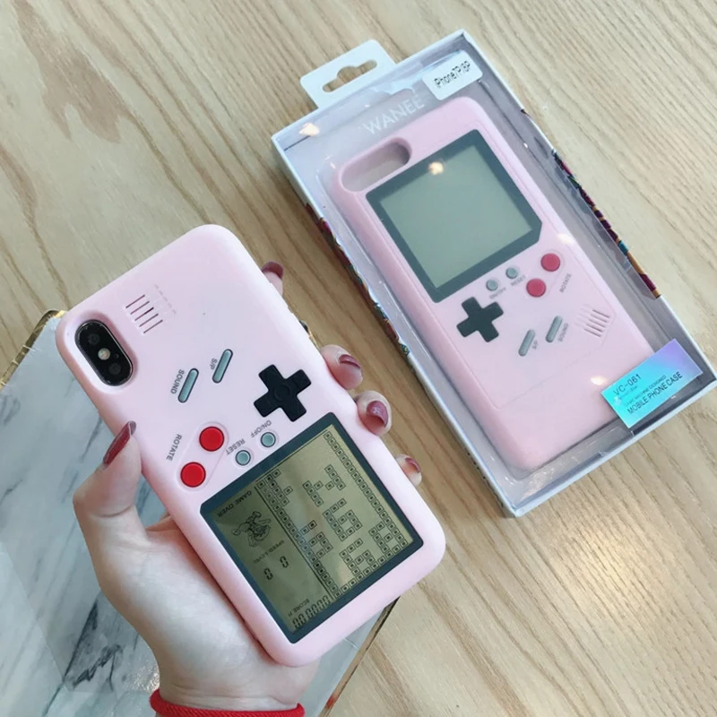 Популярный Чехол для мобильного телефона Tetris Gamer детские подарки iPhone 6 s 7 8 Plus X Play