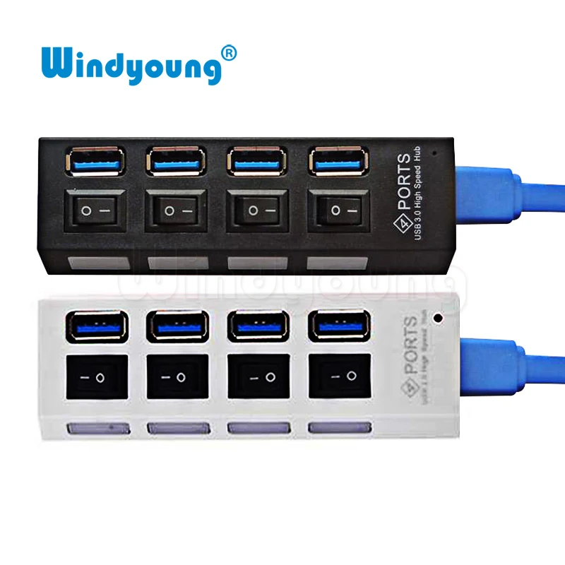 Мини USB 3 0 концентратор 4 Порты 5 Гбит/с высокая Скорость док станция Портативный usb