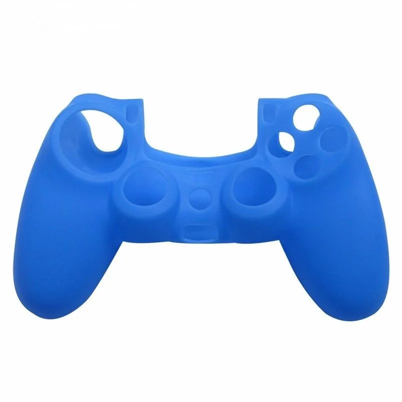 Blue Цветной силиконовый защитный чехол для SONY Playstation 4 PS4 - Цвет: Blue