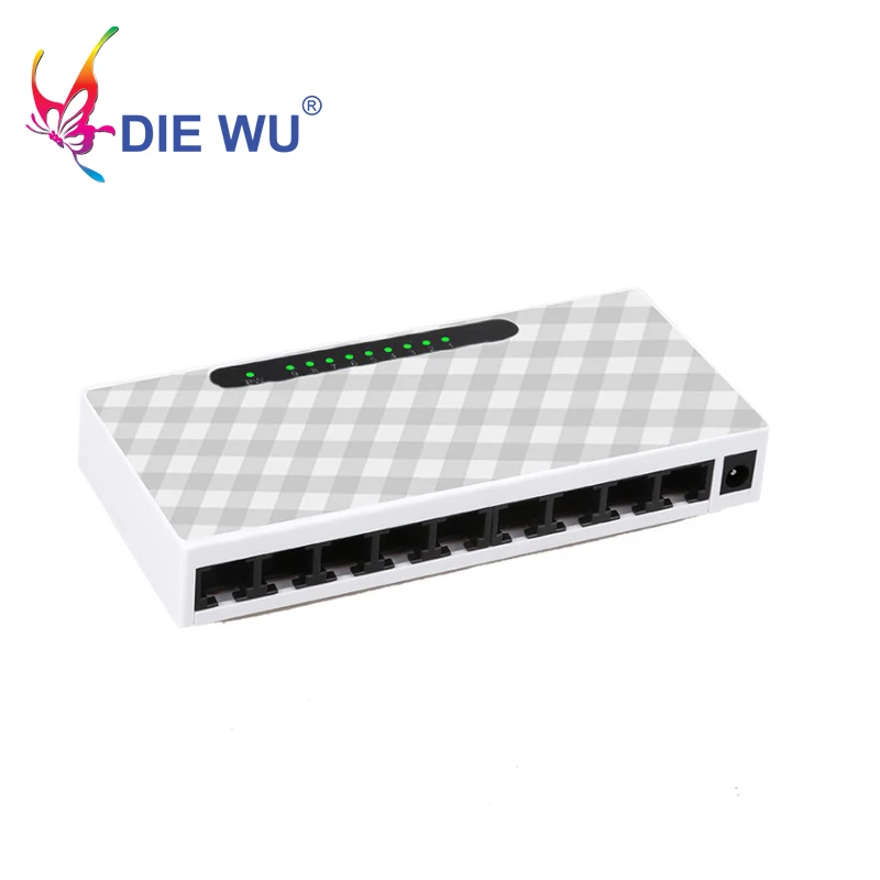 Сетевой коммутатор Ethernet 9 портов переключатель для быстрой локальной сети RJ45 10/100