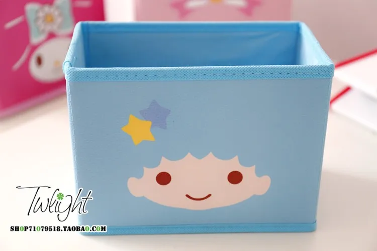 6 Мультфильм рисунок «Hello Kitty» с рисунками из мультфильма «My Melody Cinnamoroll Собака пудинг собака персонажи Little Twin Stars милые косметички игрушка складной ящик для хранения сумка - Цвет: 6
