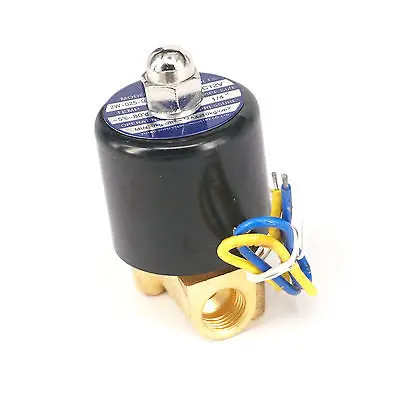 DC12V N/C 2-ходовой 1/4 &quotBSP Газ Вода пневматический электрический Соленоидный клапан