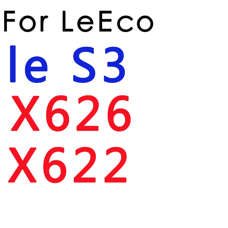 For Le S3 2 шт. HD закаленное Стекло для LeEco Le S3 Max 2 Le2 X527 Le1 Cool 1 1S Cool1 Cool1S X620 X626 X900 X622 чехол с защитной пленкой для экрана - Цвет: For Le S3