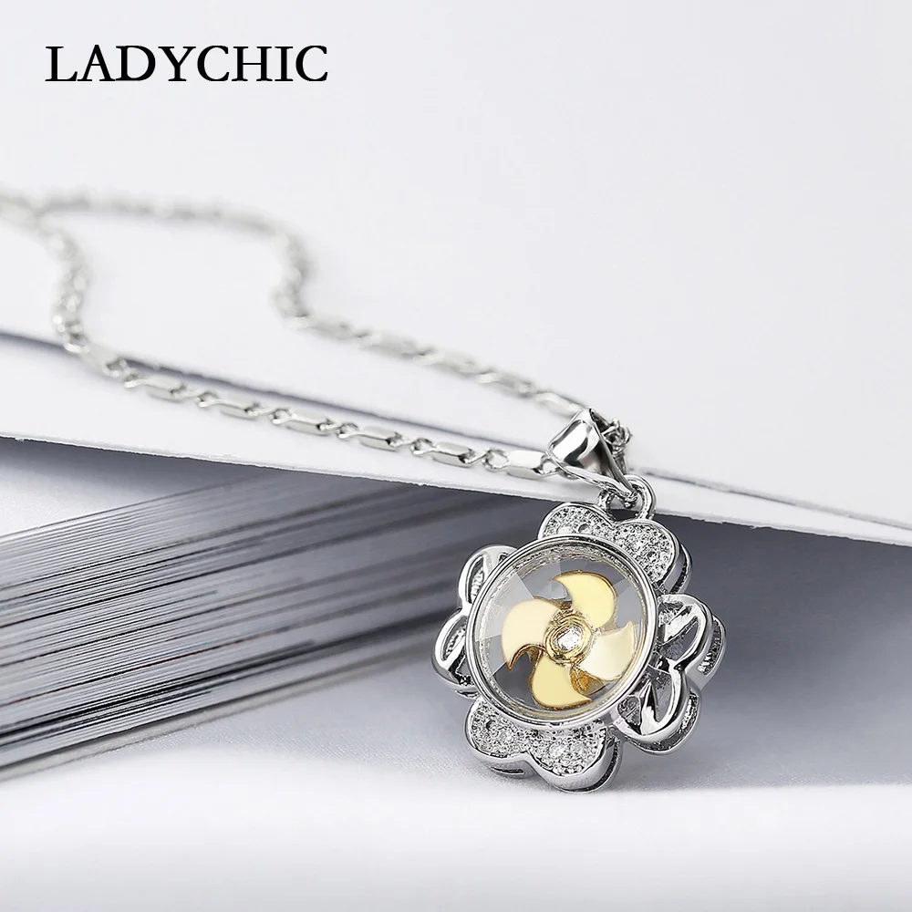 Модное поворотное ожерелье LADYCHIC с подвеской в виде ветряной мельницы элегантное