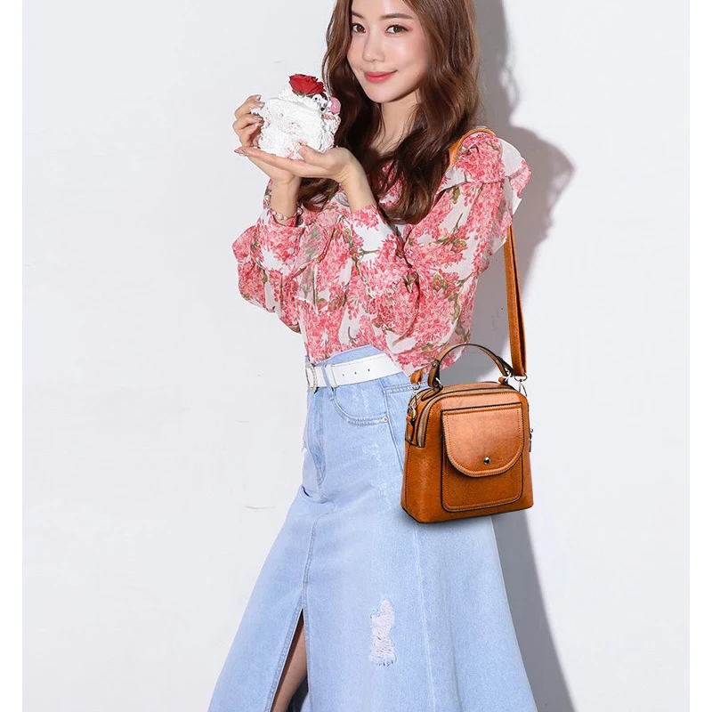 

ZMQN Women Small Bags For 2020 Messenger Crossbody Bag Ladies Leather Handbags Vintage Mini Shoulder Flap Bag Famous Brands C209