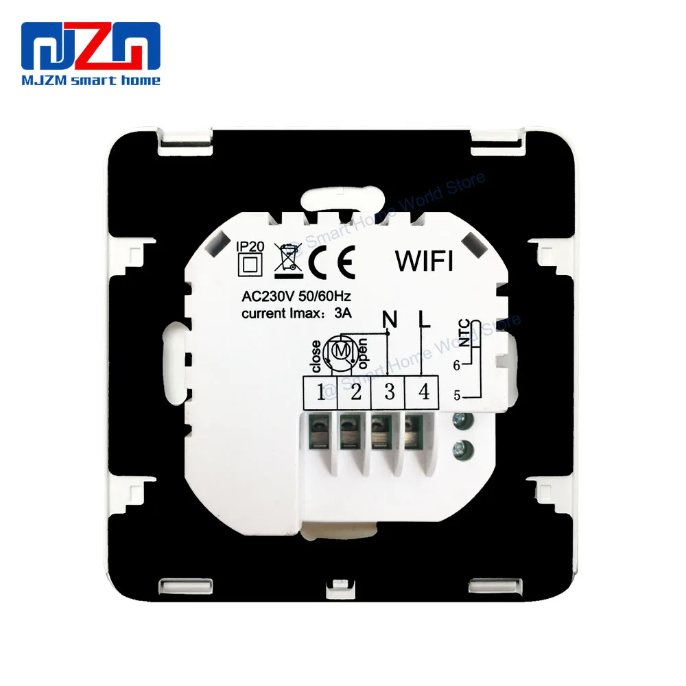 MJZM 3A08-4 эхо Голосовое управление WiFi терморегулятор Термостат для системы нагрева