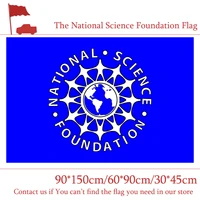 the american national science foundation flag 90150cm 6090cm 35ft polyester flying 3045cm car flag for home decoration