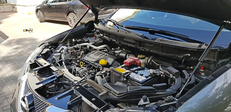 Автомобильный бонент капота газа амортизатор стойки штанги подъема поддержки штанги без сварки/сверления аксессуары для Nissan X-Trail Rogue 2013- T32