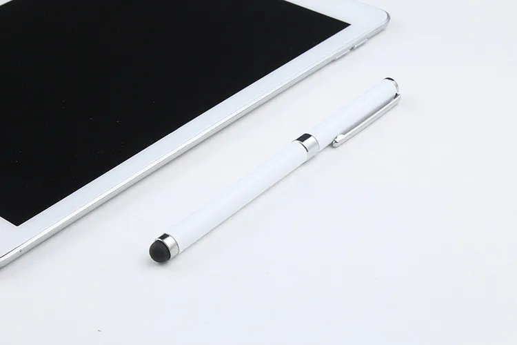 2-в-1 емкостный Сенсорный экран Стилус и шариковая ручка для iPad Air 2/1 iPad Mini 1/2/3/4 iPhone 8 7 смарт-телефонов и планшетных ПК ручка