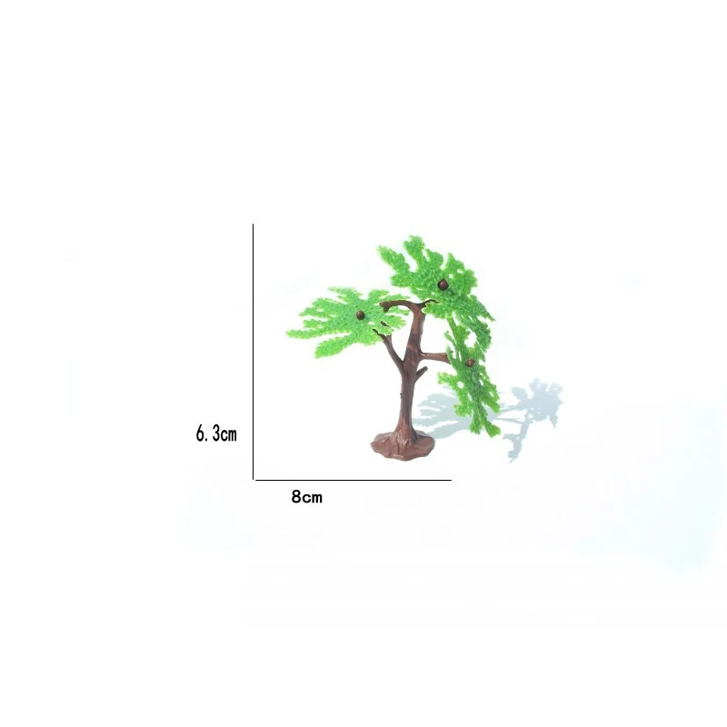 

Three-leaf Pine Simulation Model Military Building Psychological Sand Table Material Plastic DIY Material Decorative Accessories