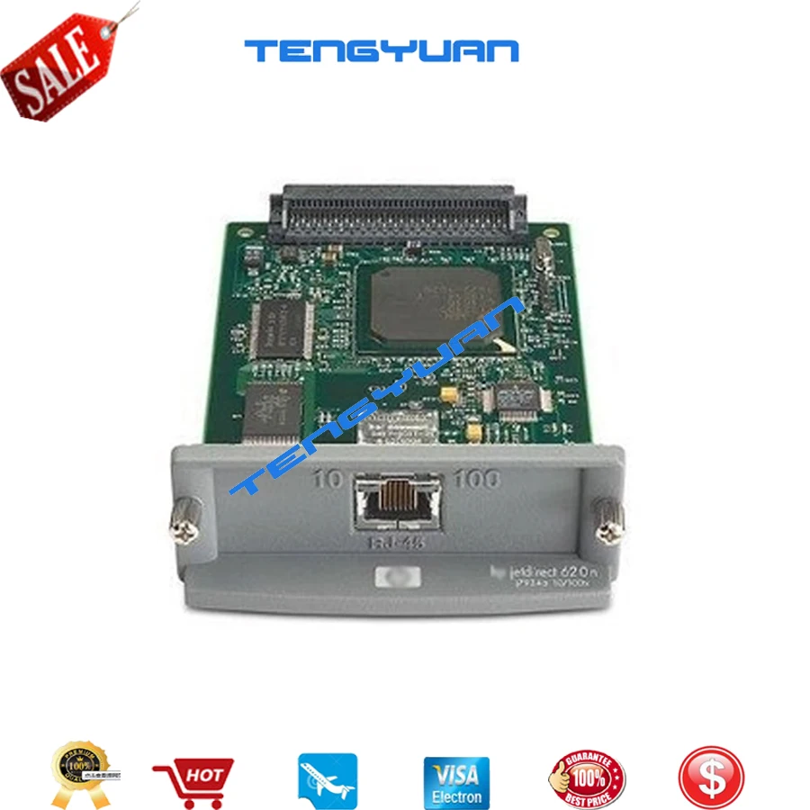 Оригинальная сетевая карта JetDirect 620N J7934A/J7934G Ethernet с внутренней печатью для laserjet и плоттер «Designjet» принтер