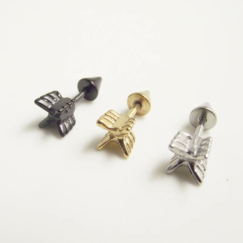 2 шт. серьги-гвоздики из нержавеющей стали | Украшения и аксессуары