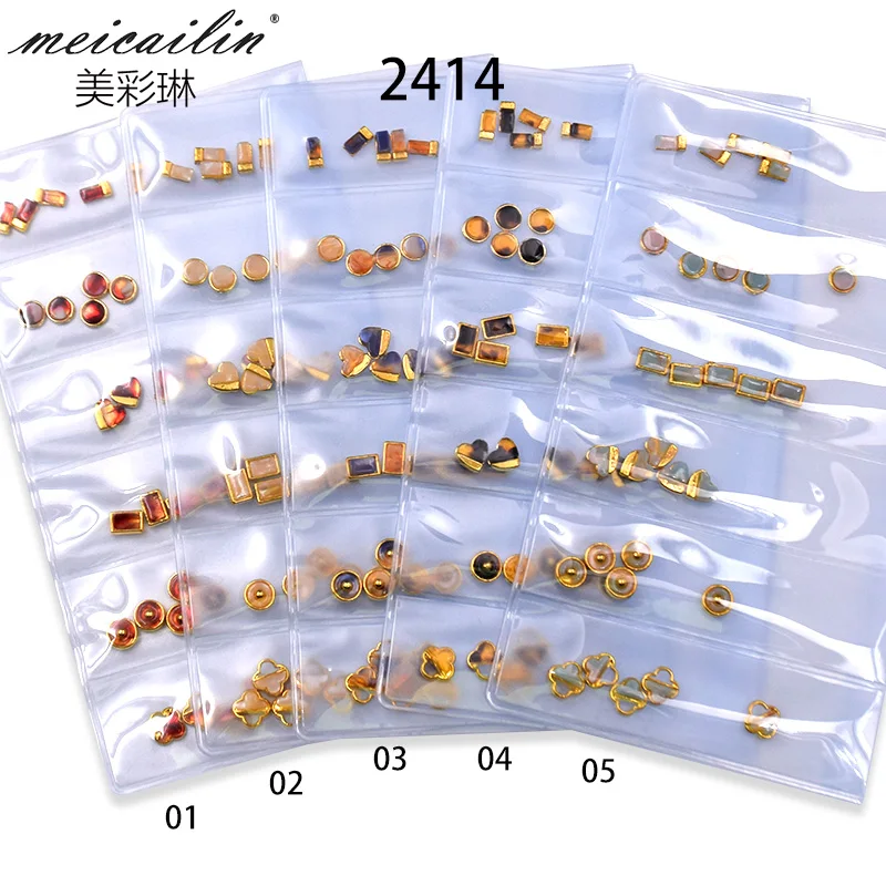 Смешанные красочные блестящие акриловые Стразы сплав металлическая рамка Flatback