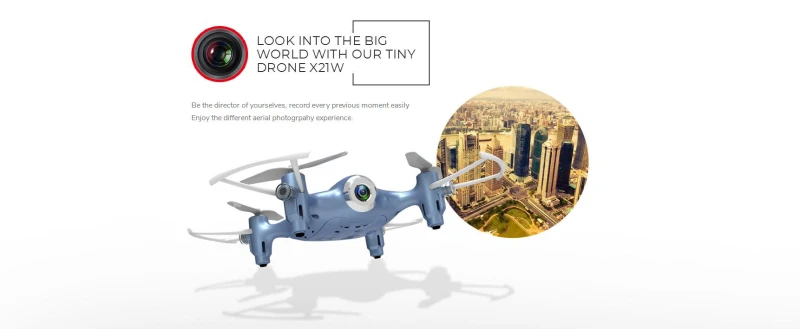 Syma X21W мини Дрон Квадрокоптер видео в режиме реального времени Дроны с камерой вид