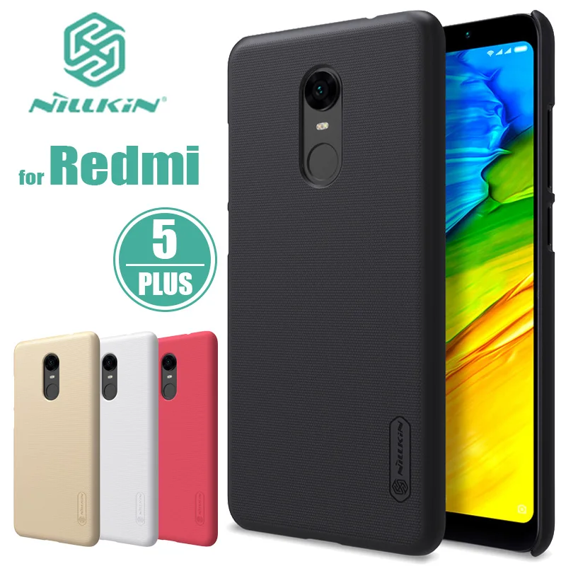 Для Xiaomi Redmi 5 Plus чехол Nillkin Super Frosted Shield твердый PC Capa задняя крышка для Nilkin
