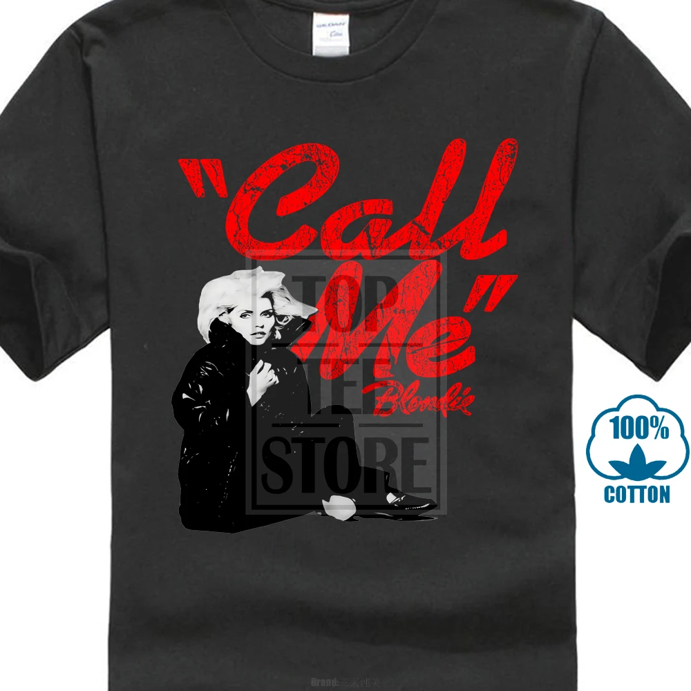Футболка с надписью Blondie Call Me принтом Best Of Blonde Eat To The Beat Parallel Lines летние крутые топы
