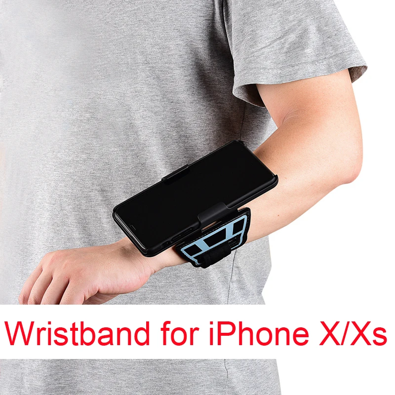 Wristband for X Xs Нарукавная повязка на руку чехол для iPhone 11 Pro MAX X XS MAX для iPhone XR задняя крышка для бега спортивный браслет Wirstband держатель для телефона - Цвет: Wristband for X Xs