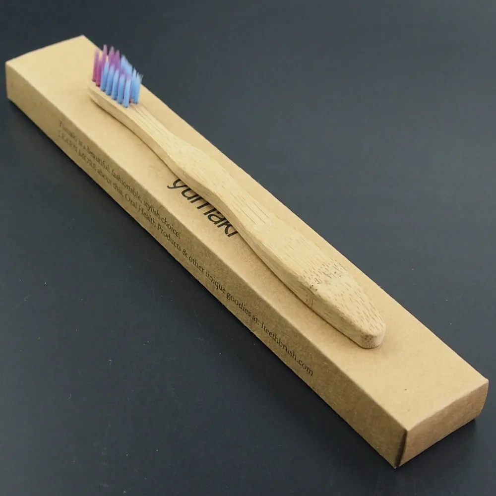 DR. PERFECT 2 шт. детская мягкая бамбуковая зубная щетка для ухода за зубами цветная