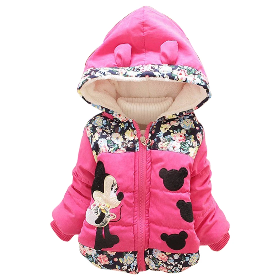Большой размер Осень зима 2020 детские толстовки с Минни куртка и пальто одежда для