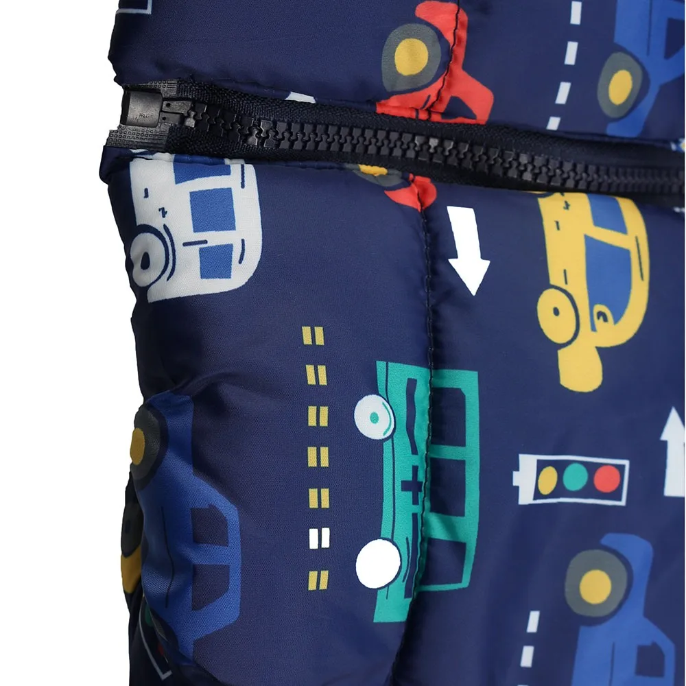 Безрукавка с капюшоном для мальчиков и девочек полосатая теплая безрукавка