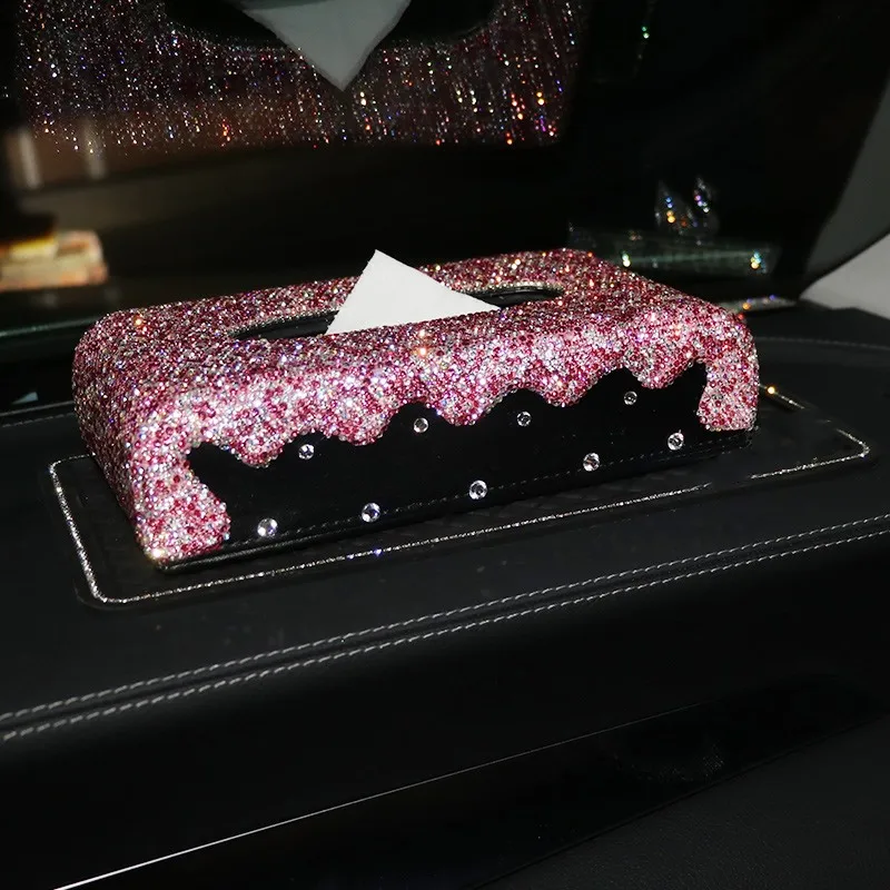Автомобильная коробка для бумажных салфеток 4 цвета автомобильный держатель