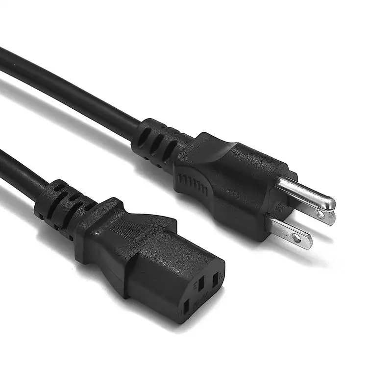 30 шт. 3 зубчатый кабель питания стандарта США 1 5 м футов американский IEC C13 шнур для