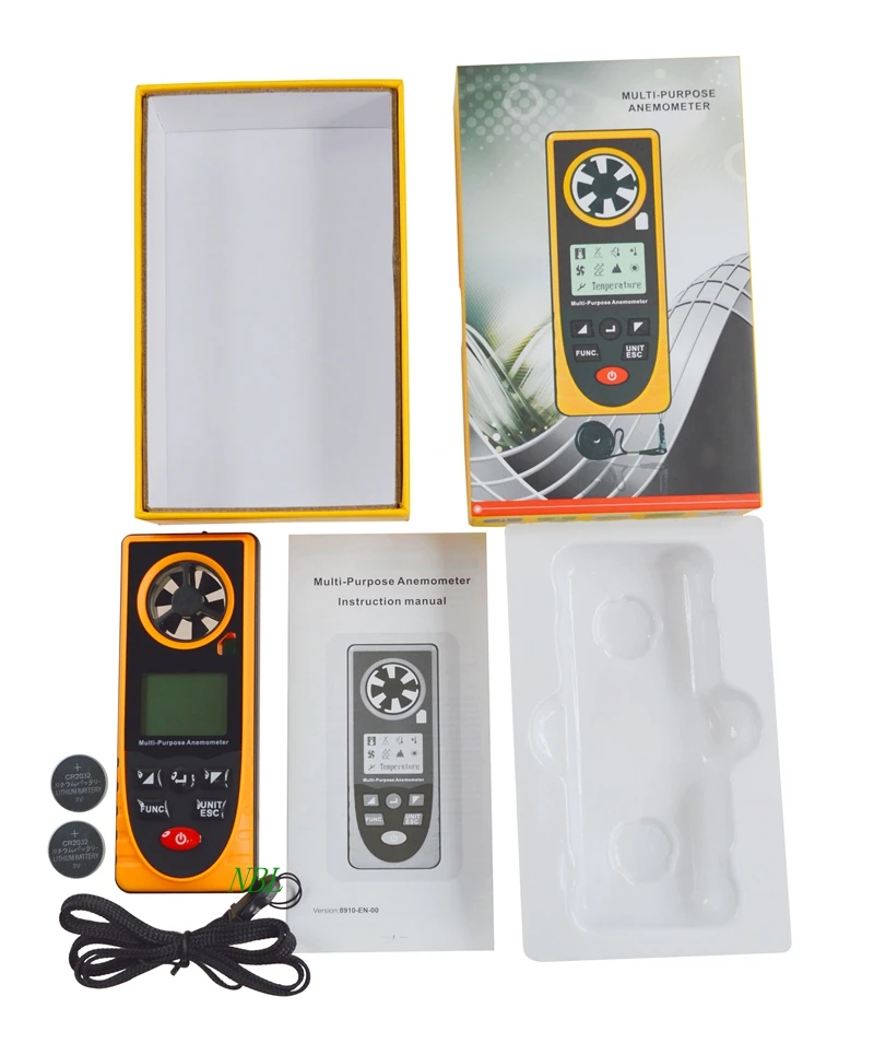 ЖК цифровой мини Карманный анемометр воздушный измеритель масштаба скорости