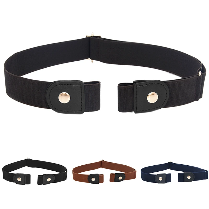 

Buckle Free Belt For Jean Pants Dresses No Buckle Stretch Elastic Waist Belt Women Men No Bulge No Hassle Generalsize Waist Belt