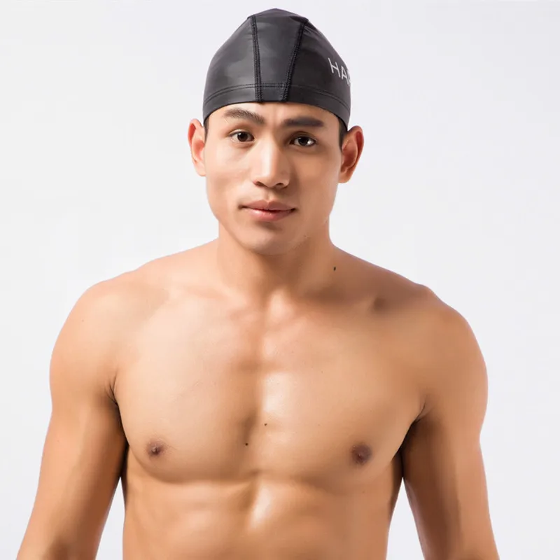 Мужская новая водонепроницаемая шапочка для плавания модная модель морские