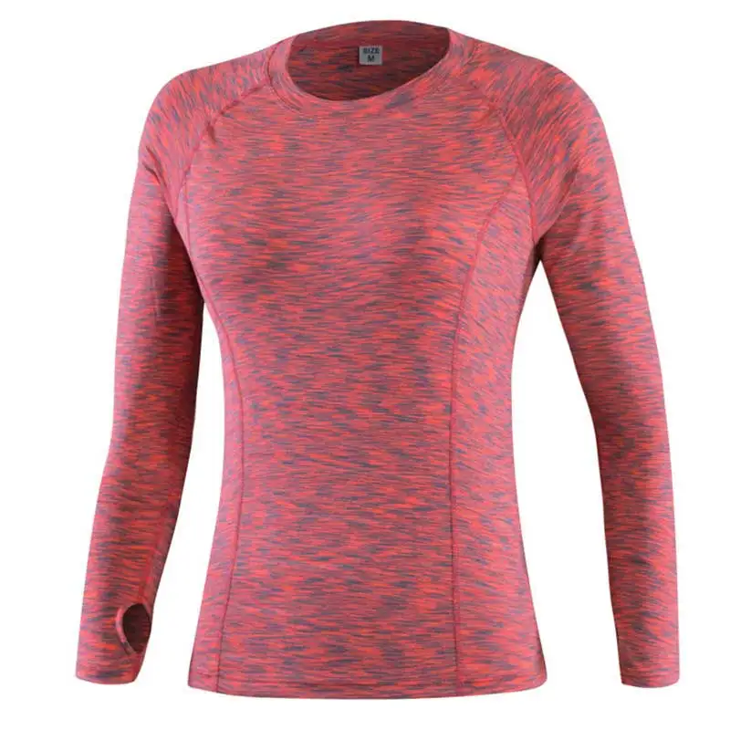 2017 Женская длинная футболка-худи спортивная одежда для фитнеса женщин