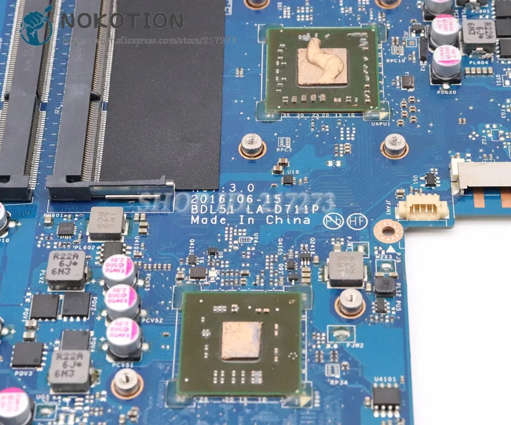 NOKOTION для hp 15-BA 15-BA021CY 255 G5 Материнская плата ноутбука 854967-601 854967-001 854964-601 854964-001 аккумулятор большой емкости BDL51 LA-D711P R5M1-30 2G